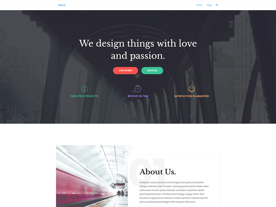 Neve WordPress theme is #2 when it comes to future-proof themes