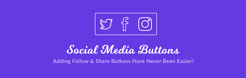 Social Media Share and Follow Buttons