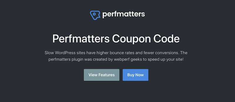 perfmatters coupon code