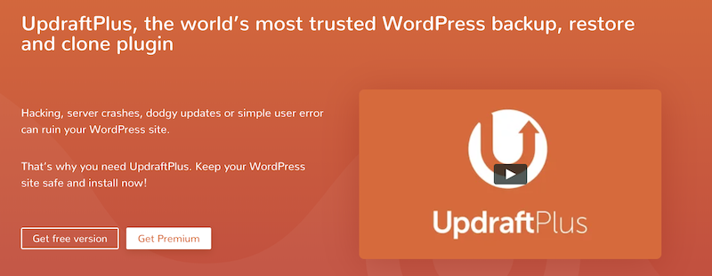 7. UpdraftPlus WordPress Backup WordPress Plugin