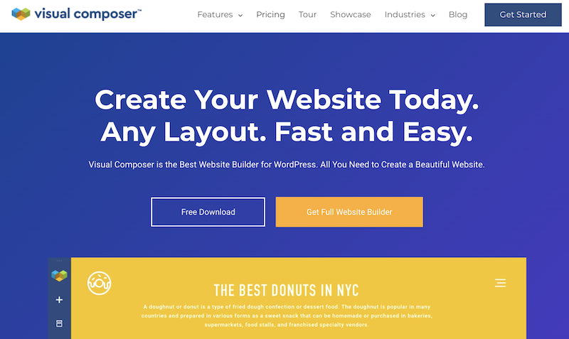 Visual Composer Page Builder