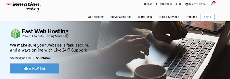 You get a lot of great features at Inmotion when you go with their WordPress hosting.