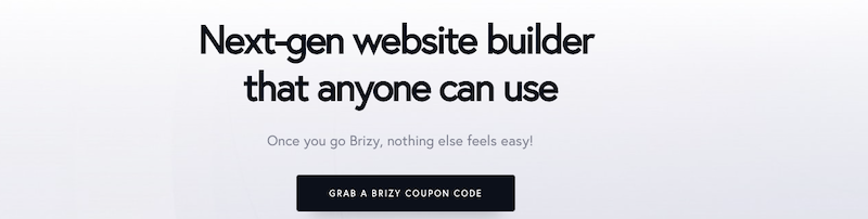 Brizy Promo Code