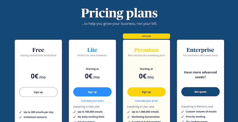 Is It Possible To Get Sendinblue Premium Plan For Free?