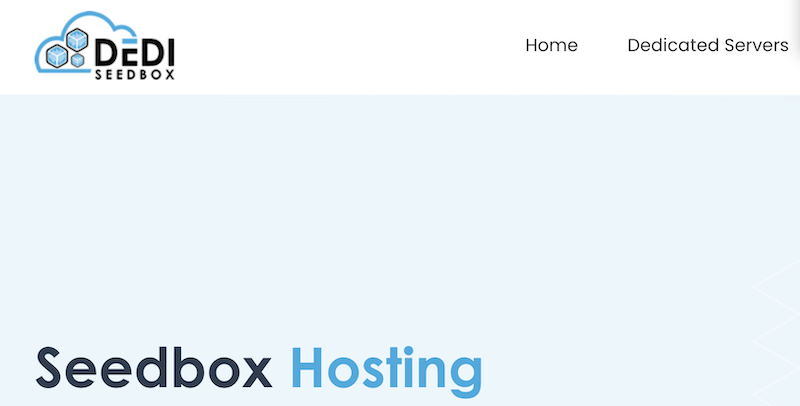 Dediseedbox seedbox hosting logo