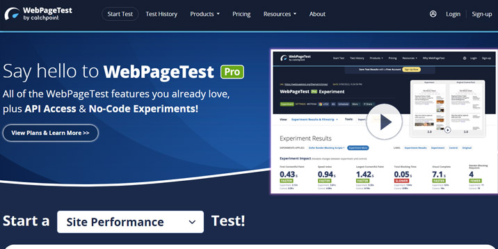 WebPageTest-Shopify-page-speed-checkers