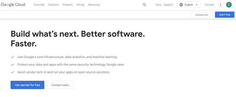 Google cloudplatform