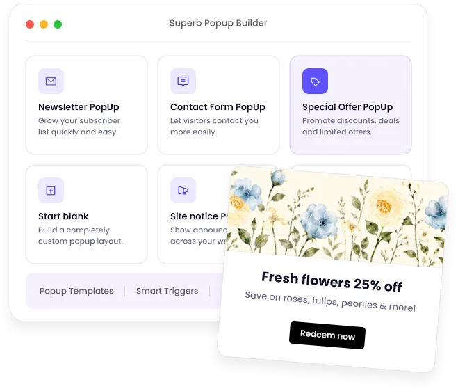 Superb Popup Builder - Eight popups, one plugin