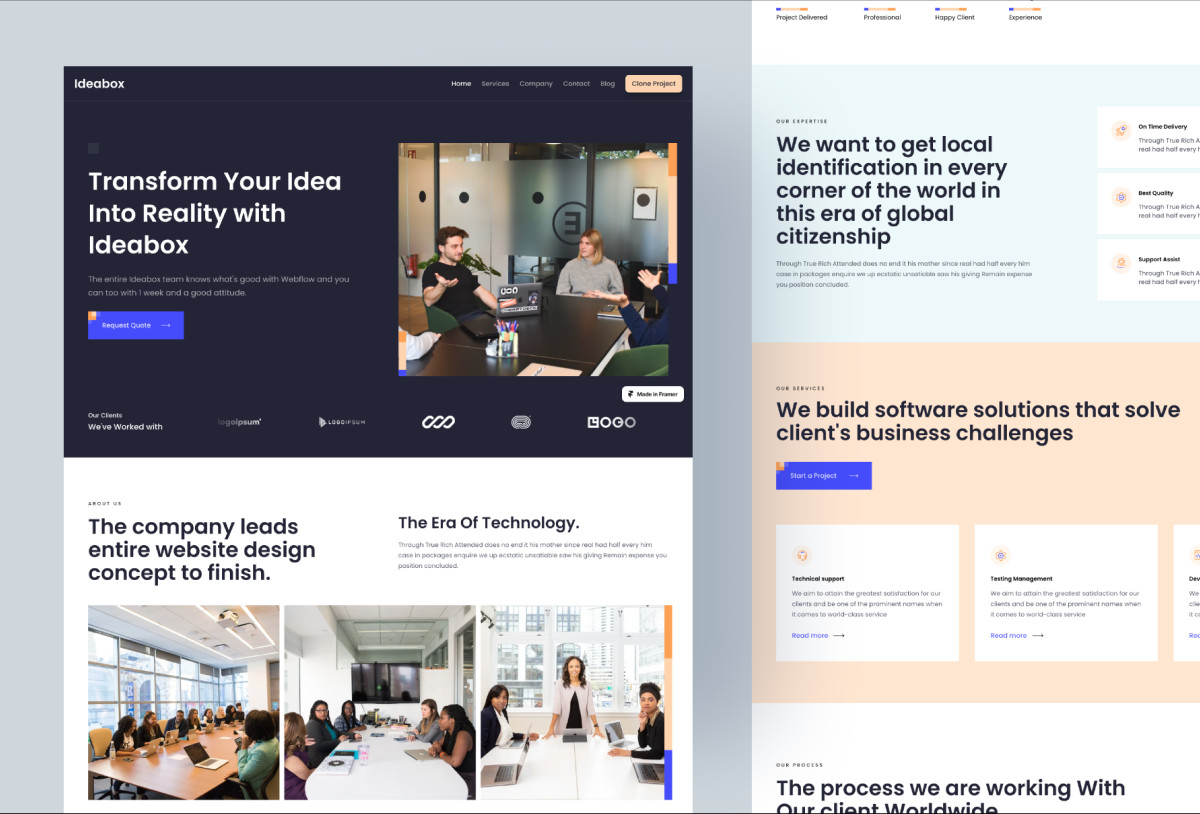 Ideabox - Agency Template Preview Image 1